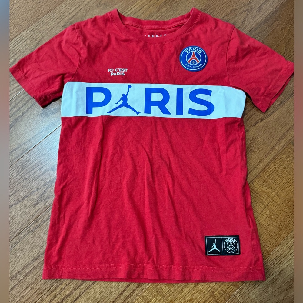 Jordan x Paris Saint-Germain Wordmark Medium 10-12 soccer jersey shirt